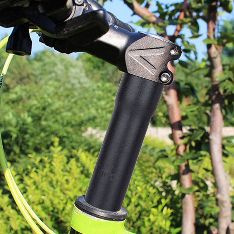 Bicycle Fork Stem Riser Rise Extender Handlebar Stem Adaptor (Black 25.4mm)