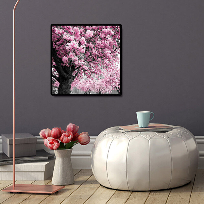 5D DIY Diamond Painting Cherry Tree Full Round Drill Embroidery Needlework