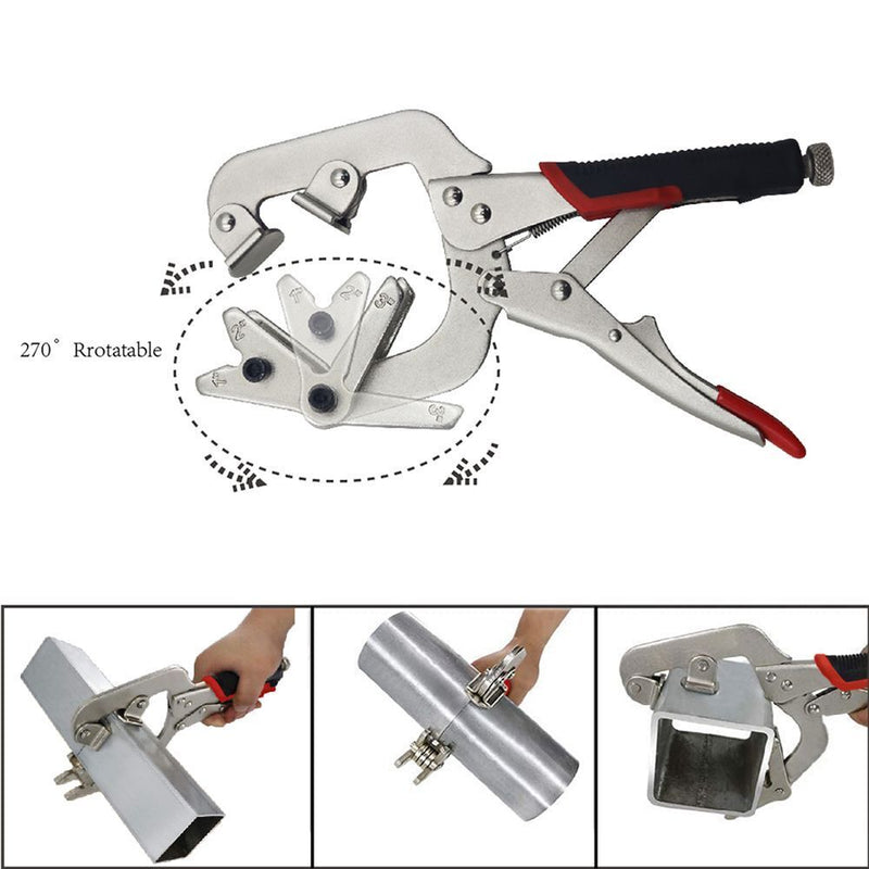 Wide Angle Heavy Duty Welding Pliers Welding Clamp Right Angle Pipes Clamp