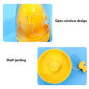 Egg Yolk Shaker Golden Whisk Eggs Spin Mixer Stiring Blender Puller (Blue)