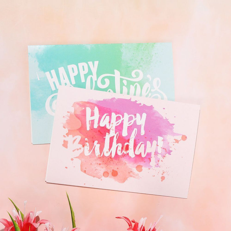 Wishes Thanks Card Message Cards Greeting Card Happy Birthday Party Supplies