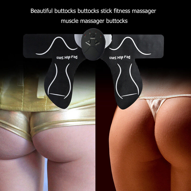 Hip Trainer Buttock Tighter Lifter EMS Vibration Muscle Stimulator (White) Newly