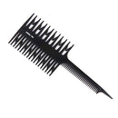 Pointed Tail Fish Bone Shape Comb Hair Dyeing Coloring Sectioning Comb Hair T