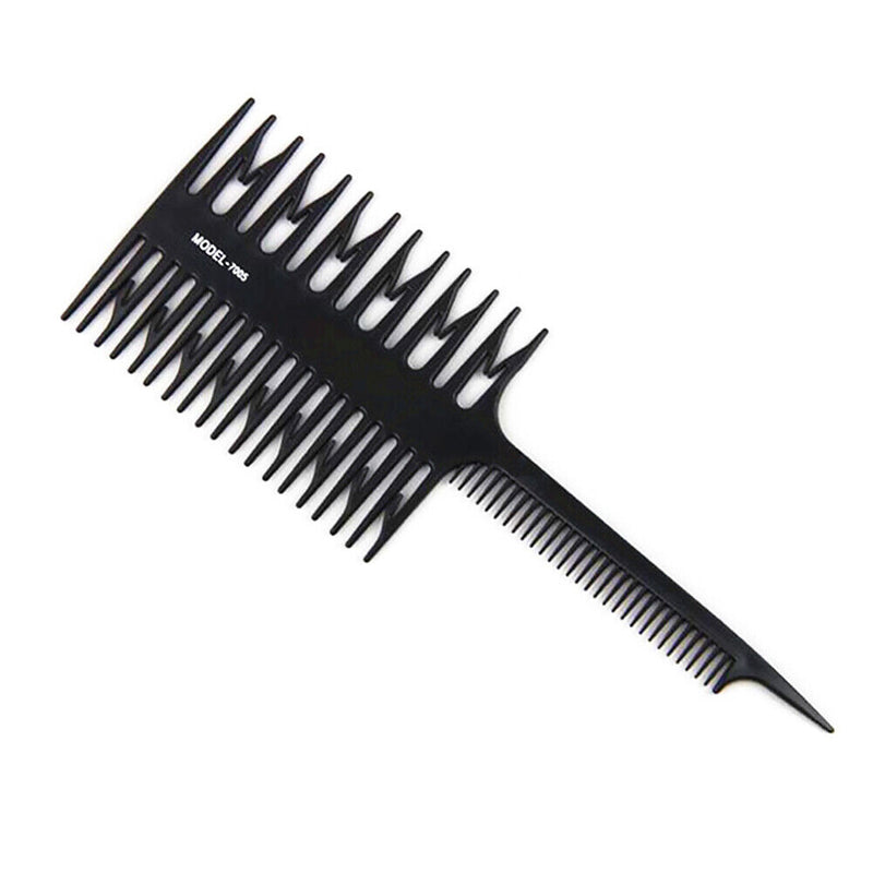 Pointed Tail Fish Bone Shape Comb Hair Dyeing Coloring Sectioning Comb Hair T
