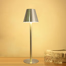 #A Rechargeable Desk Lamp Touch Dimming Metal Table Lamps for Bar Cafe Home Room