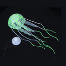 Simulation Artificial Jellyfish Glowing Aquarium Fish Tank Decor(Green)