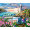 Beach Vacation Diamond Painting Kits Full Round Drill 24 Colors 60x50cm (V2421)