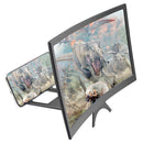 12 inch Curved Mobile Screen Amplifier Rack Movie Video Amplifying Holder Newly