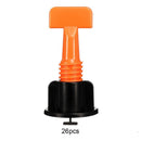 T-type Plastic Level Wedges Tile Spacers for Flooring Wall Tile Leveling System