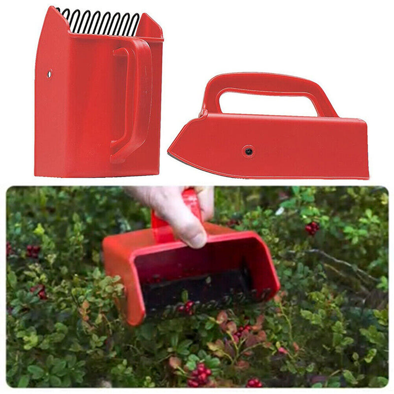 Berry Pickers Scoop Tool with Metallic Comb Plastic Handle Huckleberries