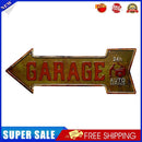 Special Shape Arrow Mark Metal Sign Retro Waterproof Door Hanging Board (1)