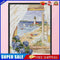 #A Deascape Partial Cross Stitch 14CT Cotton Thread Printed Embroidery Kits Deco