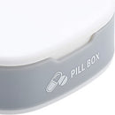 Portable Mini Pill Box Tablet Medicine Dispenser Case Organizer (Grey)