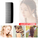 Smooth Comb Portable Wide Tooth Hairdressing Comb Pro Flat Comb (Black) Newly