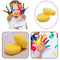 DIY Circular Sponge Painting Brush Art Graffiti Seal for Kids Drawing Toys