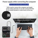 Audio Sound Card for Studio Singing Computer PC Phone 48V Phantom Power
