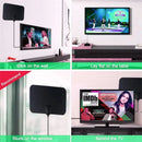 Gain 50 Miles Booster Digital TV Antenna DTV Box Freeview Signal Thin HD TV