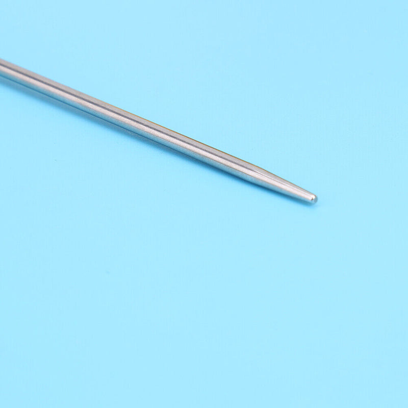 Pro Fine-Tooth Metal Pin Tail Comb Salon Home Plastic Hair Styling Dyeing Bru