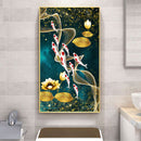 Fish 5D DIY Full Round Drill Diamond Painting Handmade Needlework Sets for Gifts