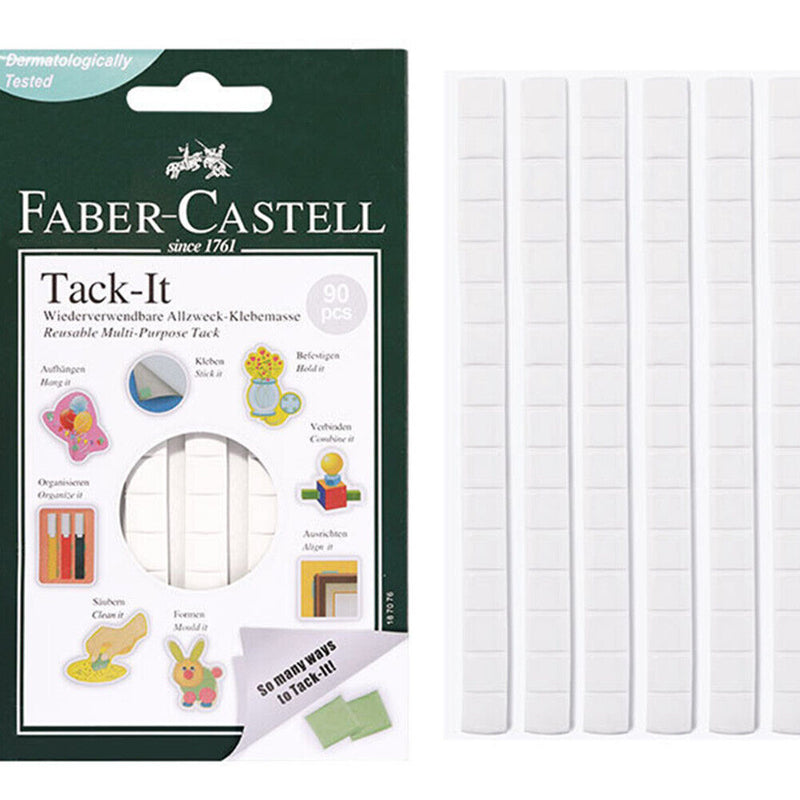 Nail Stand Sticky Non-Toxic Plasticine Clay Fix Glue Nail Art Tool (White) Newly