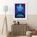5D DIY Full Drill Round Shape Halloween Rhinestone Diamond Drawing for Home
