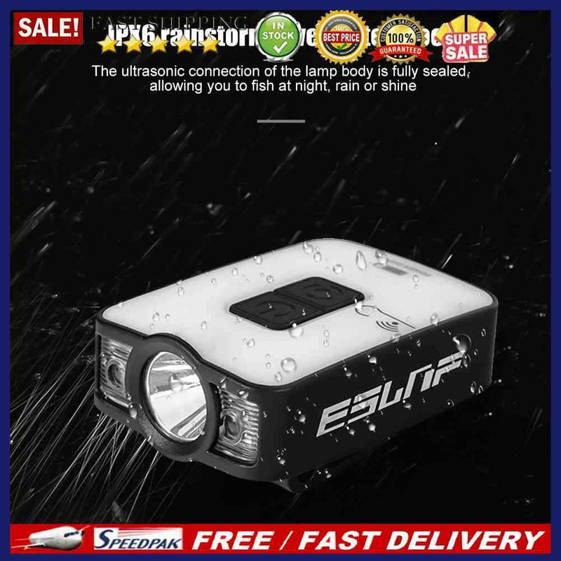 LED Cap Clip Light Waterproof Induction Cap Light Waterproof Headlamp for Hiking