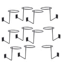 11x Wandmontierter Motorradhelm Jackenständer Perückenständer mit Schrauben