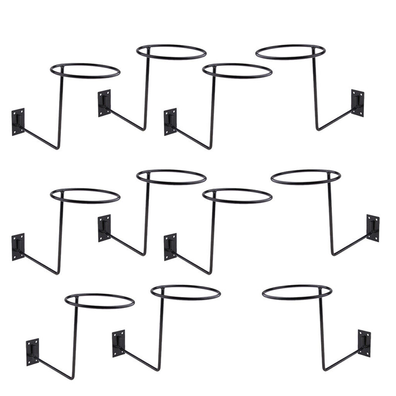 11x Wandmontierter Motorradhelm Jackenständer Perückenständer mit Schrauben