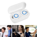 Y50 TWS Earbuds Bluetooth-Compatible Wireless Sport Headphones (White Blue)