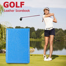 PU Crocodile Golf Leather Scorebook Wallet Score Card Pocketbook (Blue) Newly