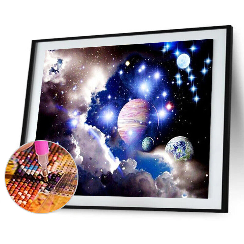 5D Diamond Painting DIY Cosmic Galaxy Full Round Diamond Mosaic Art
