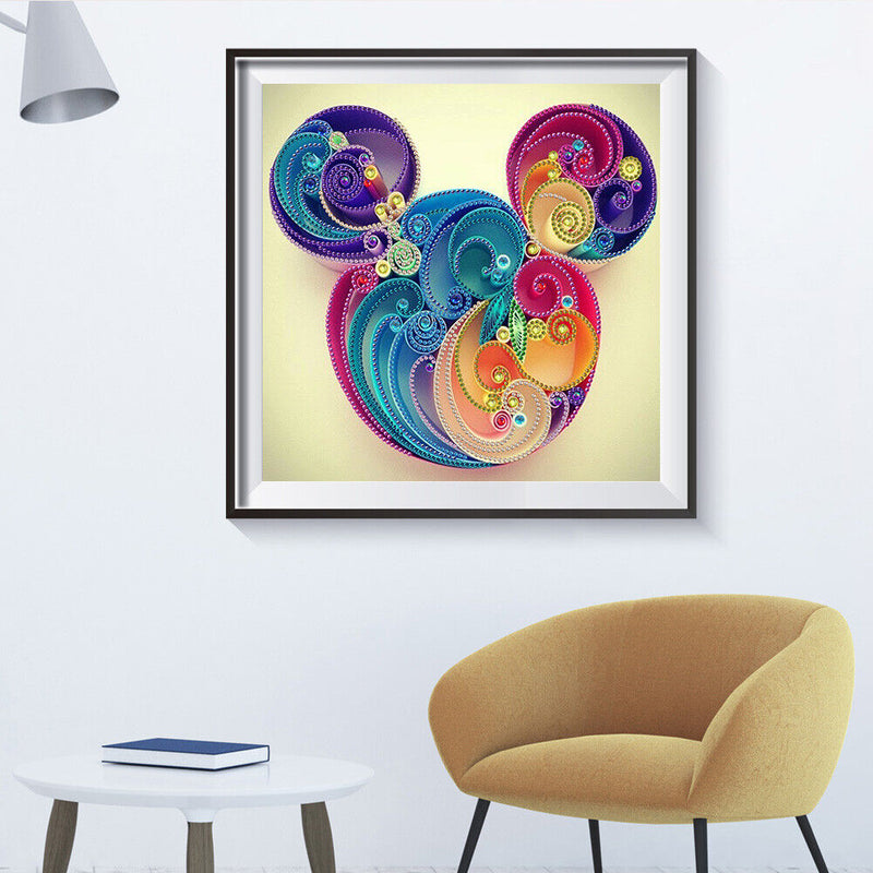 Diamond Painting 5D DIY Mouse Part Special Drill Rhinestone Picture Kit Newly