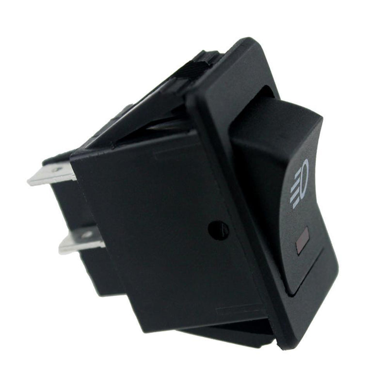 12V 35A 4 Pin Fog Light Rocker Switch with LED for Car Truck Dash (Red) Newly