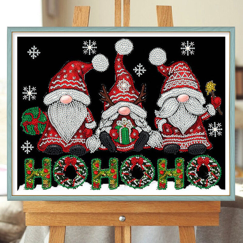 DIY Diamond Painting Partially Specially Shaped Drill Christmas Dwarf Wall Decor