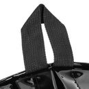 Women/Men PVC Clear Waterproof Backpacks Teen Hologram Schoolbags/Black
