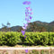 Butterfly Bell Wind Chimes Creative Home Yard Garden Hanging Decor(Purple)