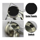 Courtyard Decoration Wind Chimes Pendant Bell LED Light Solar Wind Chime Lights