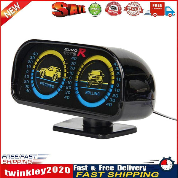 Inclinometer Clinometer with Backlight for Off Road 4x4 Vehicle Universal Newly