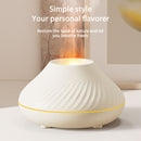 #A LED Night Lights Aroma Air Humidifier Simulation Flame 130ml for Bedroom Offi