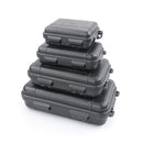 Outdoor Waterproof Sealed Box Shockproof EDC Tools Storage Case (Black L)