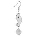 Studs Asymmetry Stud Earrings Gossip Tai Chi Earrings Yin Yang Dangle Earrings