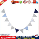 12 Flags 3.2m Nordic Ins Double-side Printed Cotton Fabric Bunting Pennant Newly