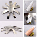 Cut Long V Line Stainless Steel Nail Template Easy French Trimmer Nail Cutter