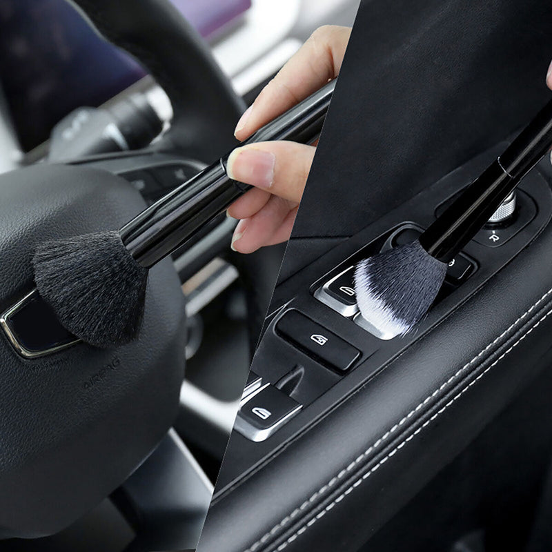 Nylon Car Detailing Brushes Interior & Automotive Details Cleaning for Leat