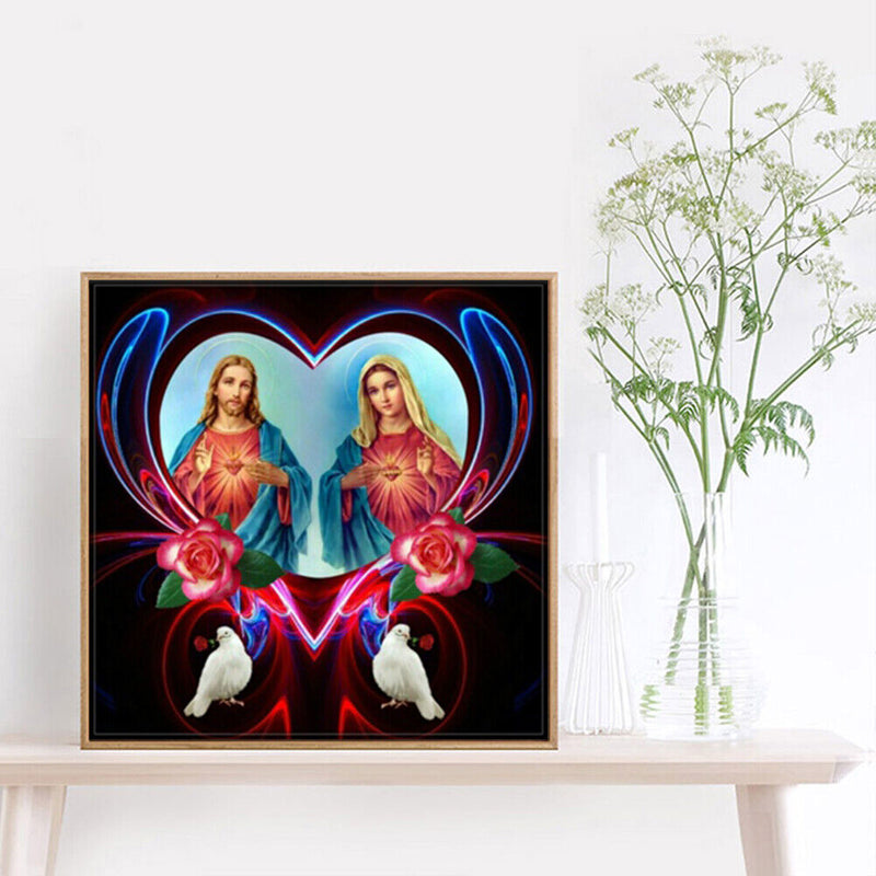 5D DIY Priest Full Round Drill Diamond Painting Mosaic Rhinestone Drawing Newly