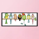 14CT Stamped Cross Stitch Kits DIY Happy Printed Needlework Decor (K765) Newly