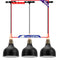 Modern 3 Piece Adjustable Height Hanging Candlestick During Ceiling Candlestick