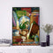 Dinosaur Books Rhinestone Full Round 5D DIY Diamond Painting Kit Wall Picture Ar