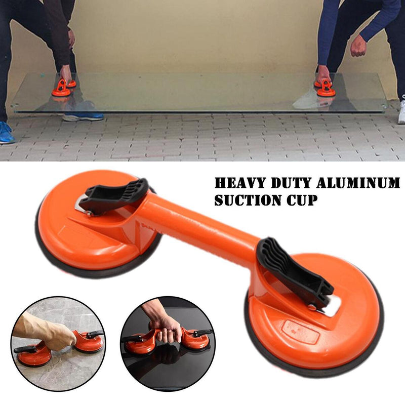 Glass Sucker Cup Heavy Duty Aluminum Alloy Rubber Vacuum Plate Handle Lifter/