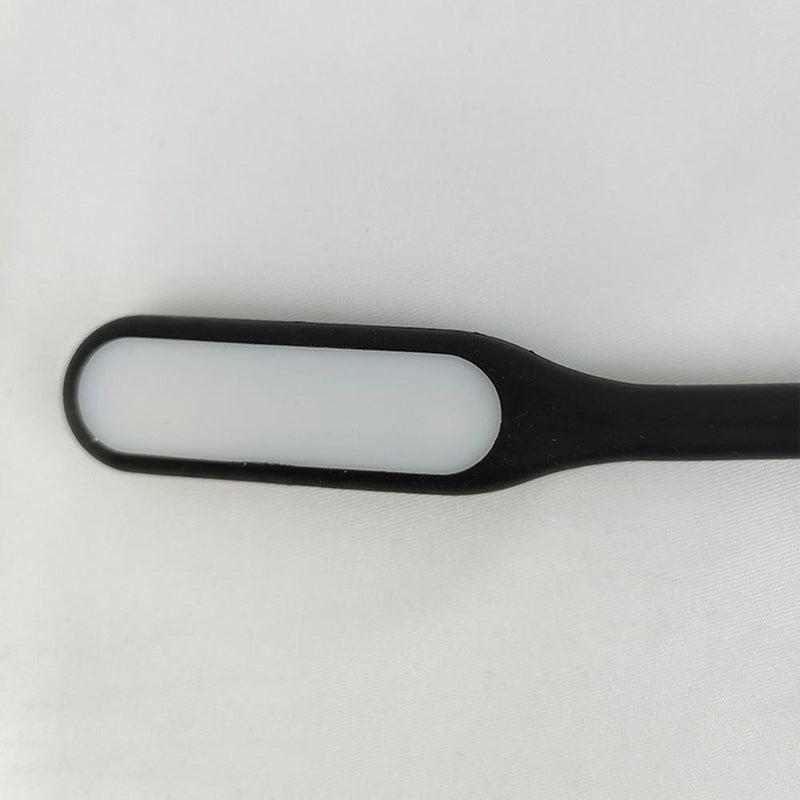 10pcs LED USB Night Light Desk Book Light Portable Lamp Bendable(Black)